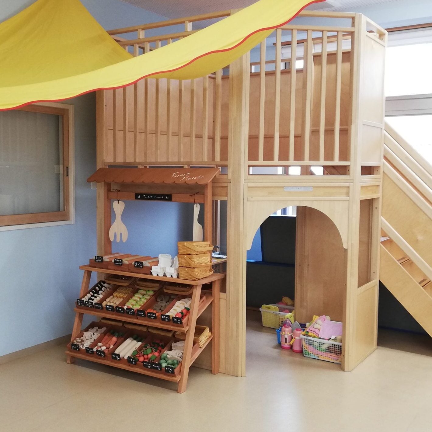 森のお店屋さんごっこ ひなたぼっこマルシェ